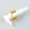 High Quality PP Aluminum Gold Lotion Pump Sprayer Screw Dispenser 24/410